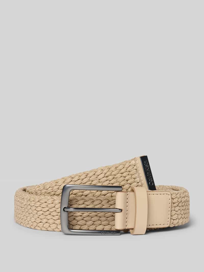 Pasek z efektem plecionki ze sprzączką