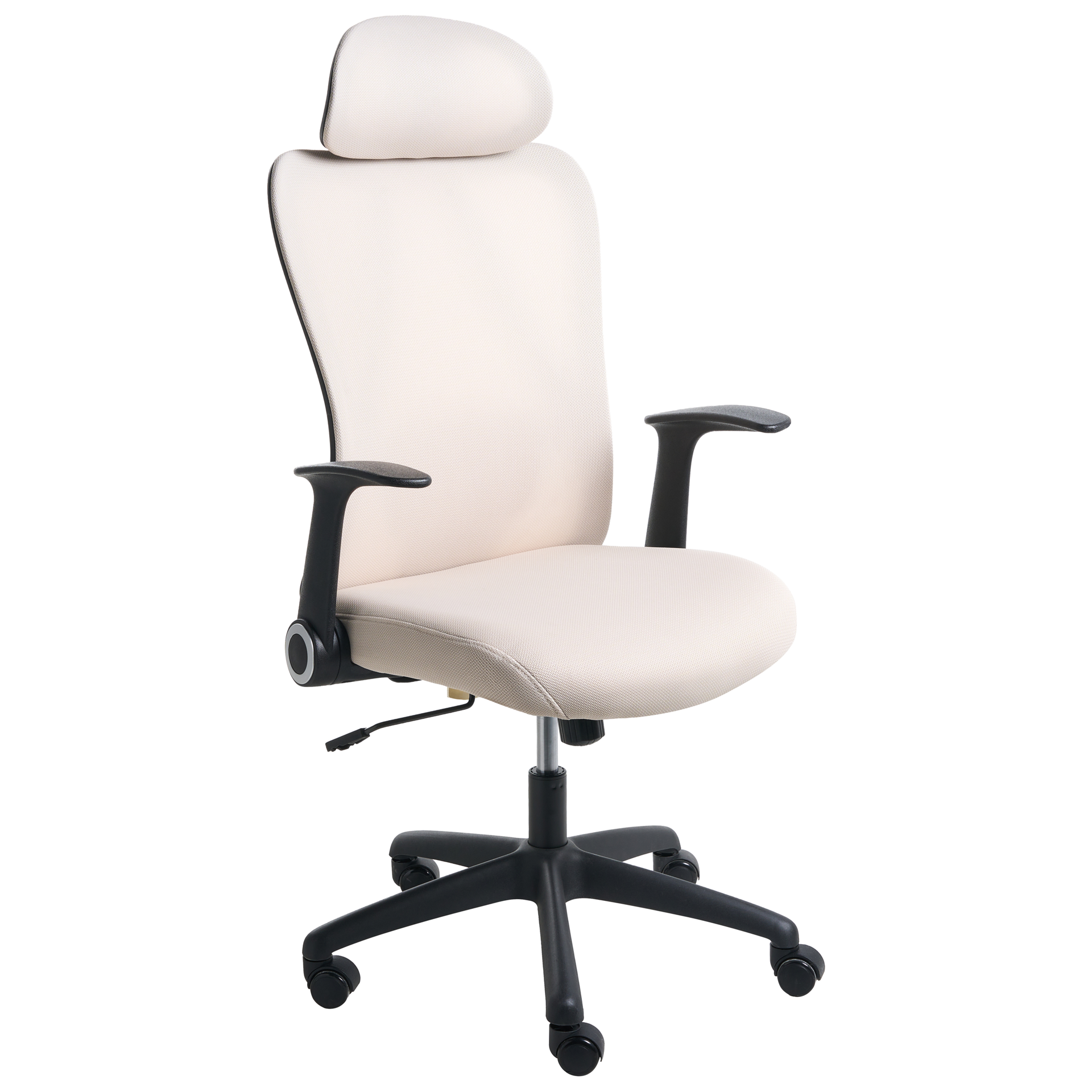 Beliani Krzesło biurowe ZYVEN Beżowy