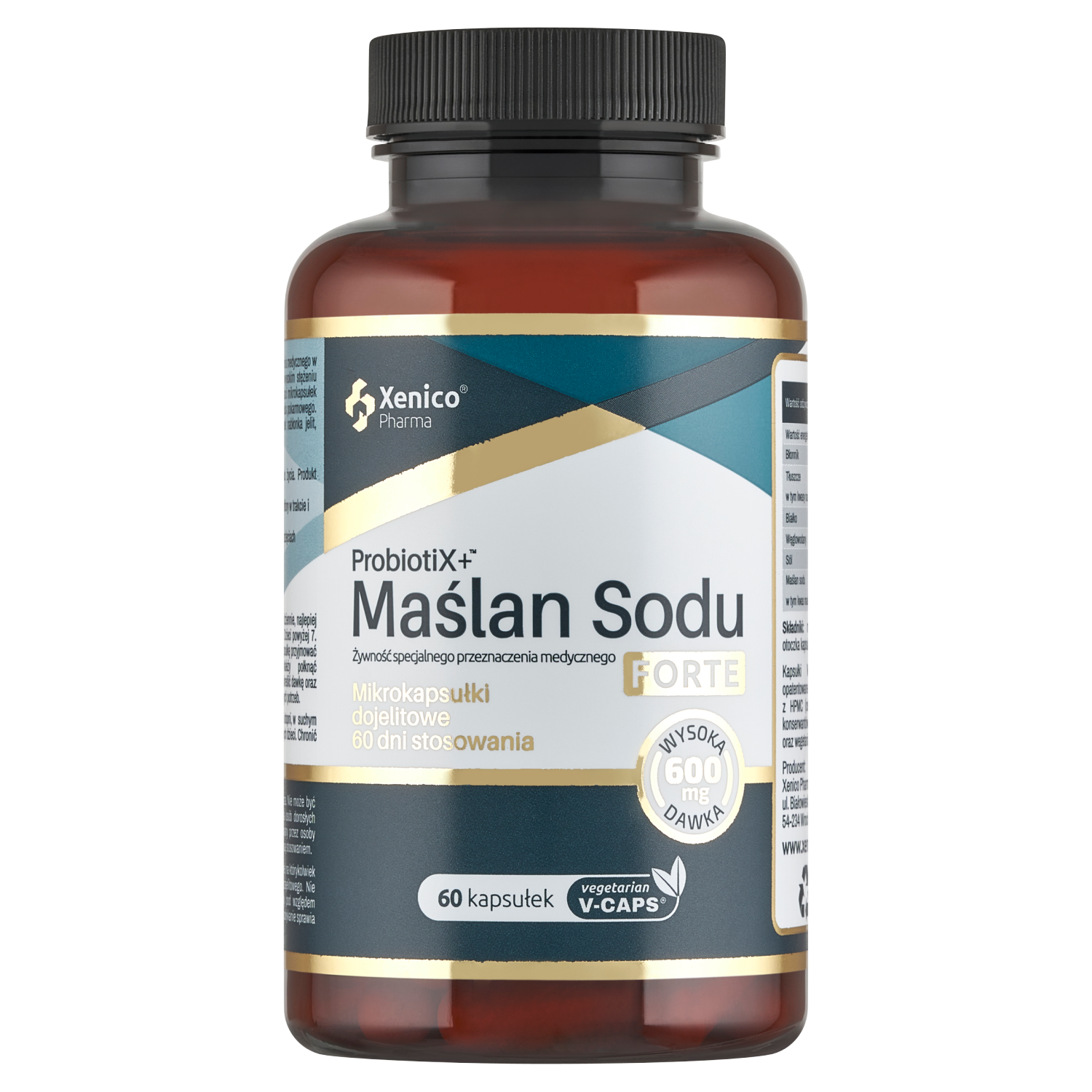ProbiotiX+ Maślan Sodu Forte, 60 kapsułek