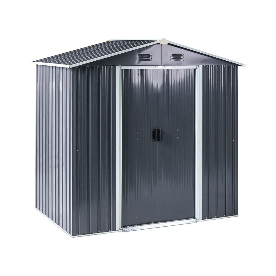 Domek narzędziowy CIRELLA 194 cm 118 cm Grafitowy B673430