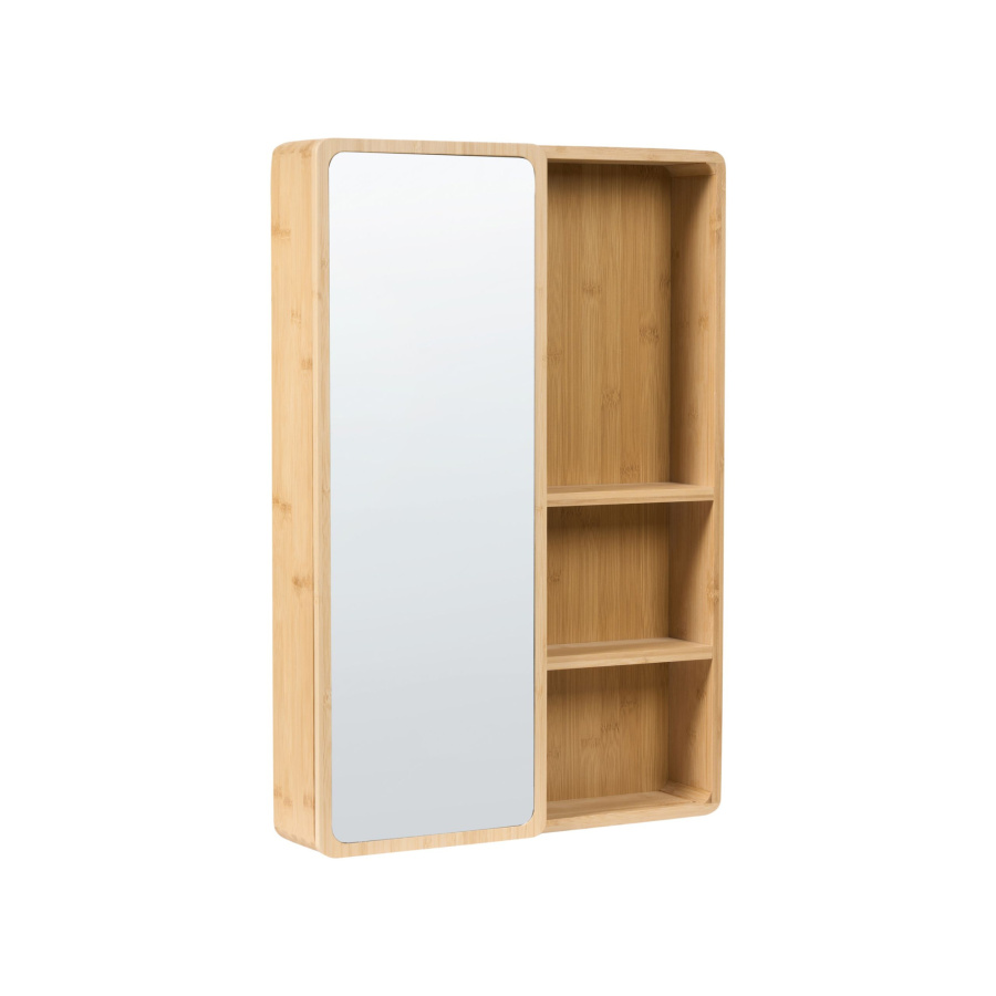 Szafka łazienkowa wisząca z lustrem GUATAVITA 41 cm 61 cm Jasnobrązowy B660818