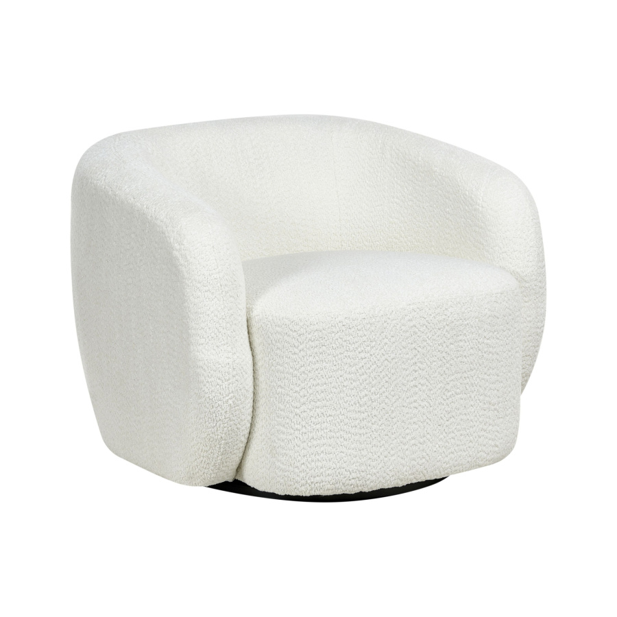 Fotel obrotowy TORE Złamana biel B648953
