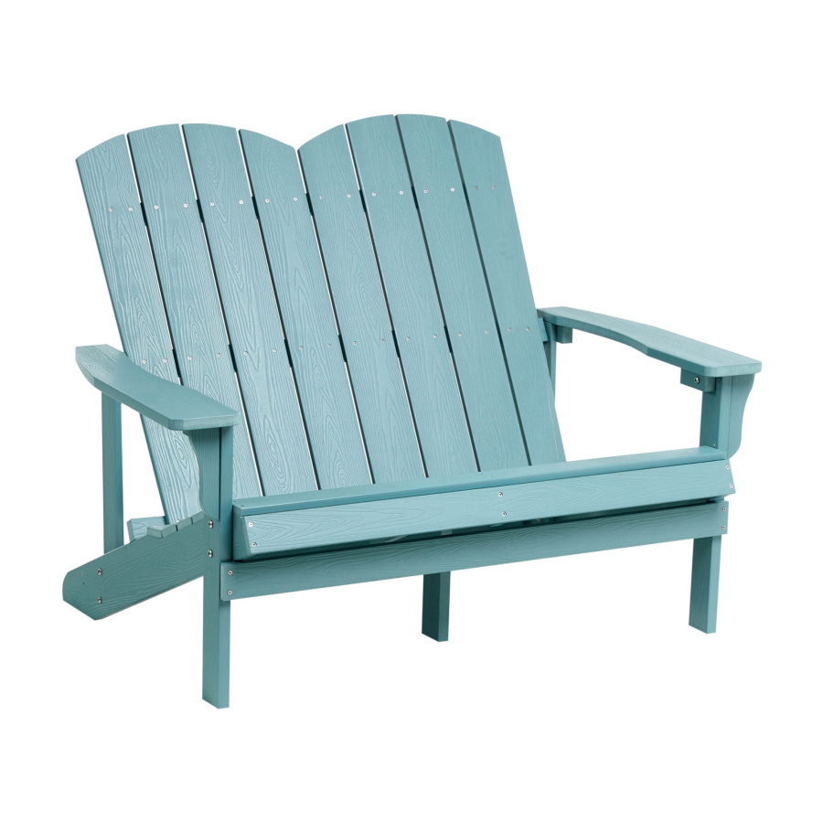 Ławka ogrodowa ADIRONDACK 125 cm Błękitny B658690