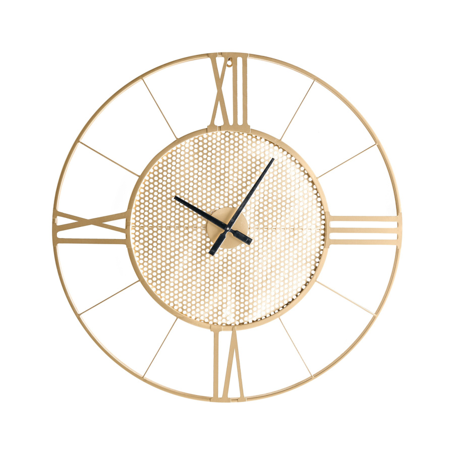 Zegar ścienny BLAMERE 80 cm Metal Złoty B668841