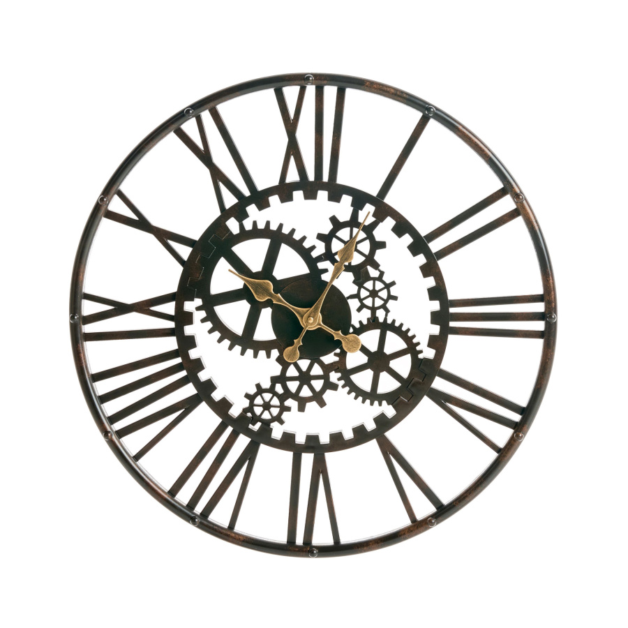 Zegar ścienny PETRER 60 cm Metal Czarny B684266