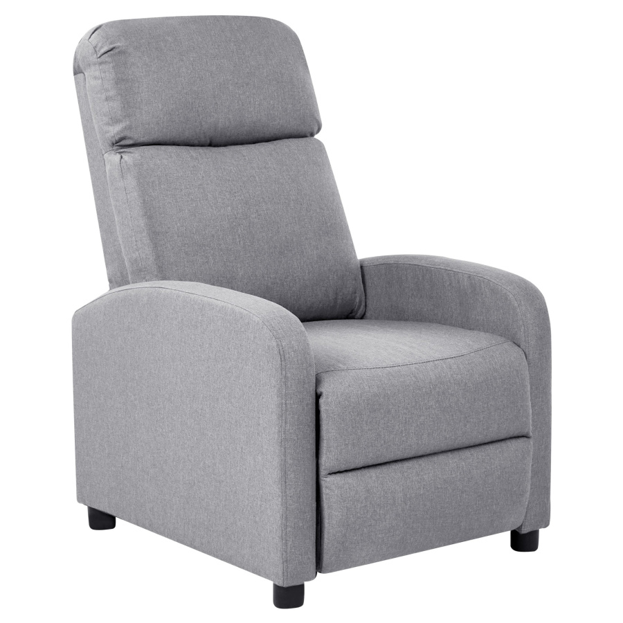 Rozkładany fotel EMINENCE Len syntetyczny Szary B680294