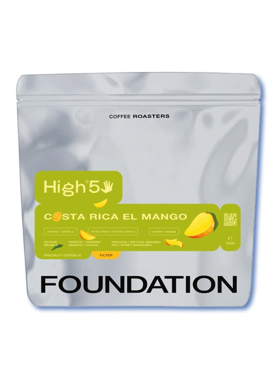 Kawa ziarnista Foundation Coffee Roasters High5 Costa Rica El Mango Filtr 250g