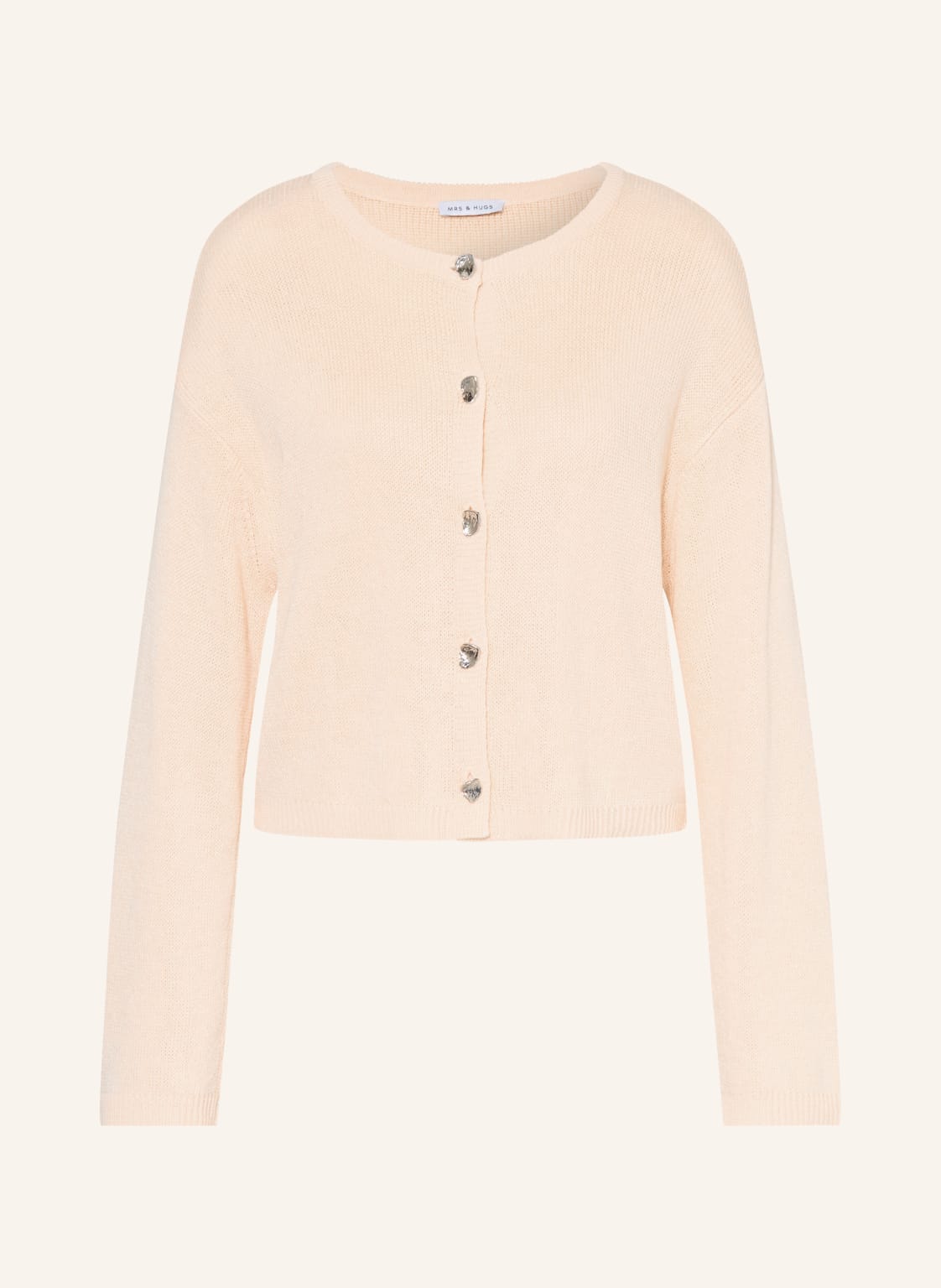 Mrs & Hugs Kardigan beige