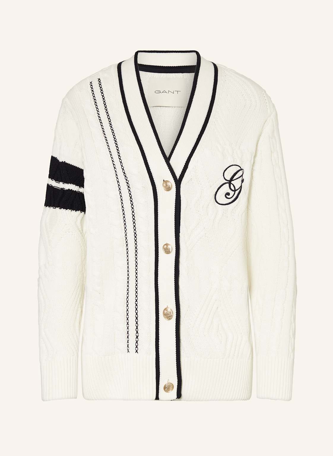 Gant Kardigan Oversize weiss