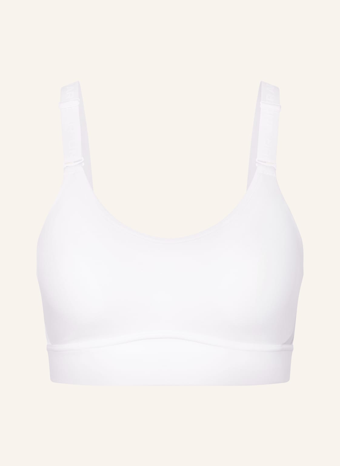 Under Armour Biustonosz Sportowy Ua Infinity 2.0 Mid Z Siateczką weiss