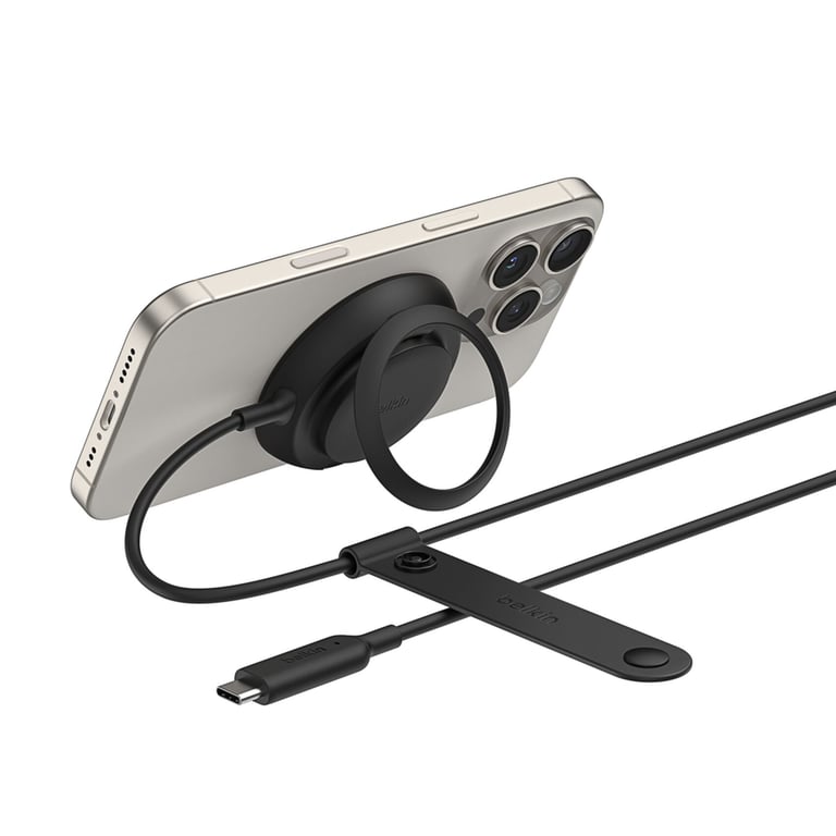 Belkin WIA014HQBK ładowarka do urządzeń przenośnych Słuchawki, Smartfon Czarny USB Bezprzewodowe ładowanie Szybkie ładowanie Wewnętrzna