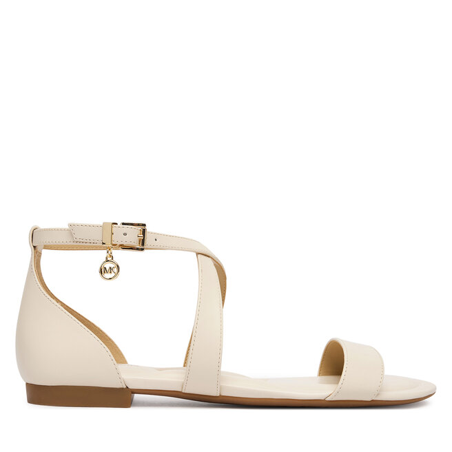 Sandały MICHAEL Michael Kors Alexa Flex Flat 40S6AXFS1L Écru