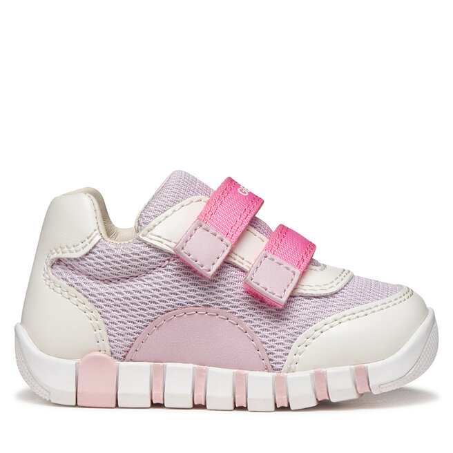 Sneakersy Geox B Iupidoo Girl B3558A 01454 C0761 Różowy