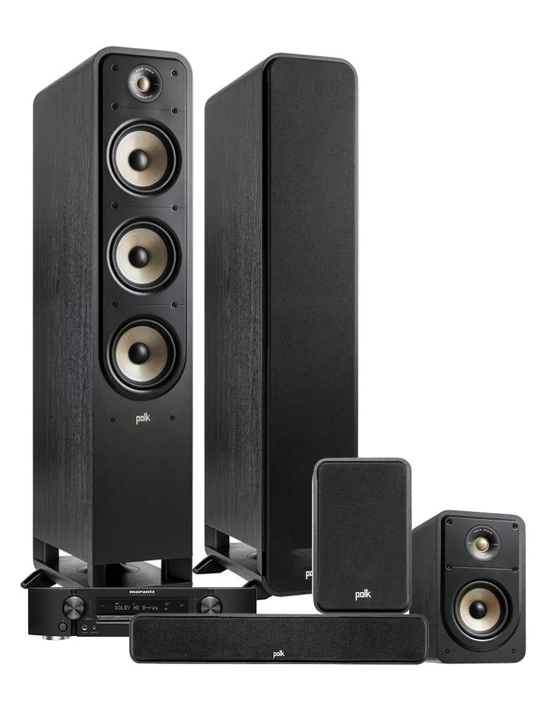 Marantz Zestaw stereo  NR1510 + Polk Audio ES60/ES15/ES35C — Wi-Fi i Audyssey MultEQ,  698a7c9ebc176