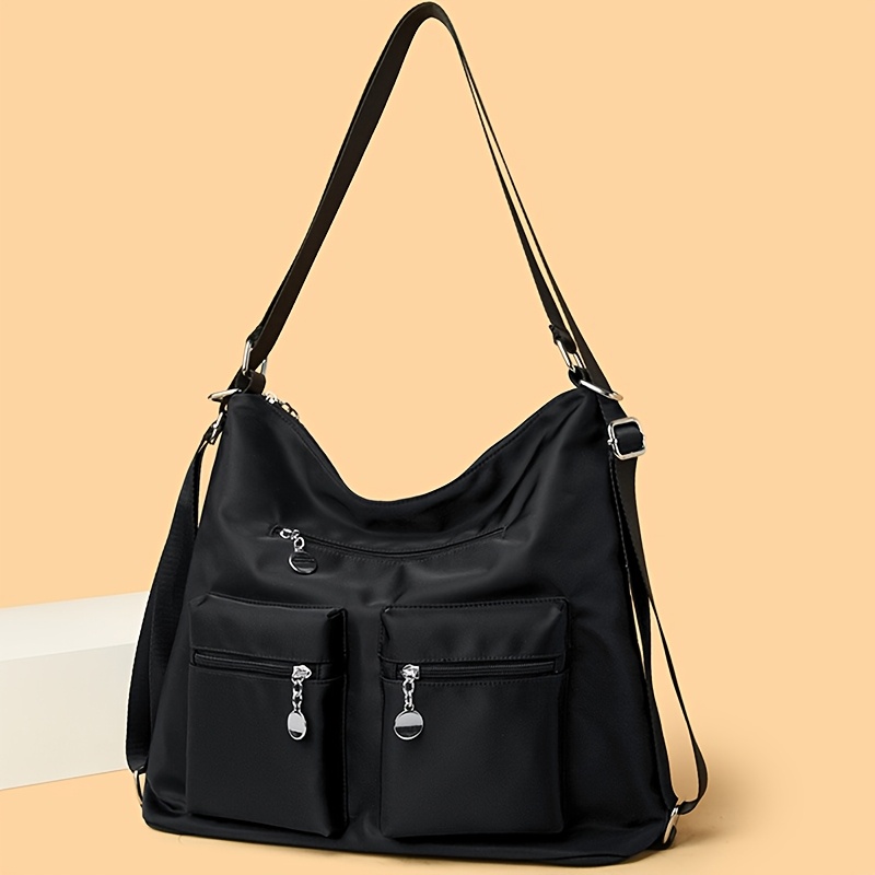 TEMU Stylowy damski plecak wielofunkcyjny z blokami kolorów, codzienna torba na ramię, pojemna torba crossbody, plecak dwufunkcyjny dostępny w wielu