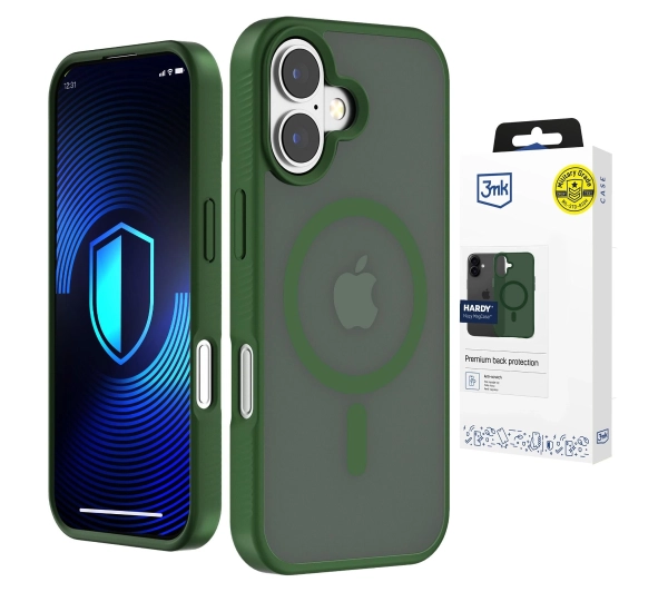 3mk Hardy MagCase do iPhone 17 Zielony