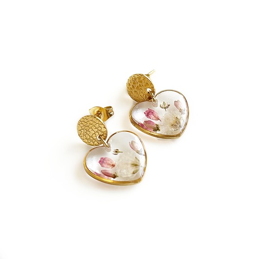 Kolczyki z kwiatami, prezent urodzinowy