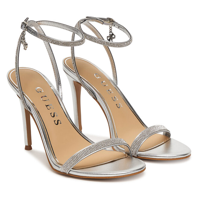 Sandały Guess FLJCHR SAT03 Srebrny