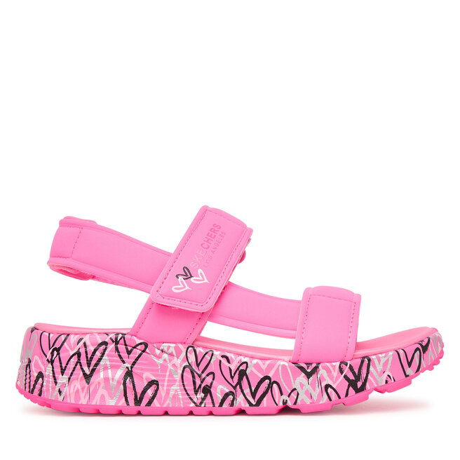 Sandały Skechers Uno Lite Sandal 314094L/HPMT Różowy