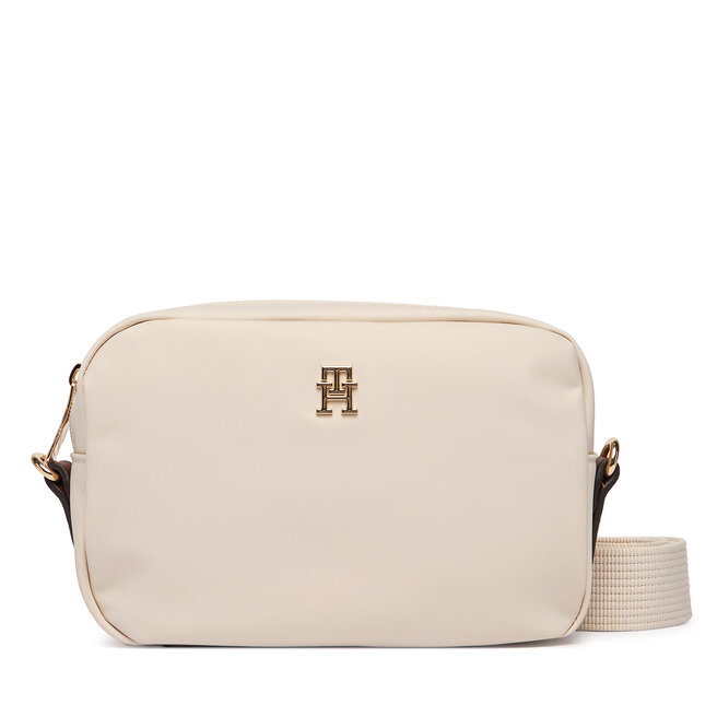 Torebka Tommy Hilfiger Popette Camera Bag AW0AW17704 Beżowy