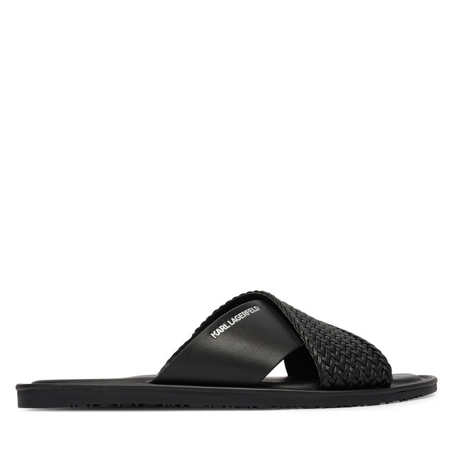Klapki KARL LAGERFELD Kastor IV KL70214C Czarny