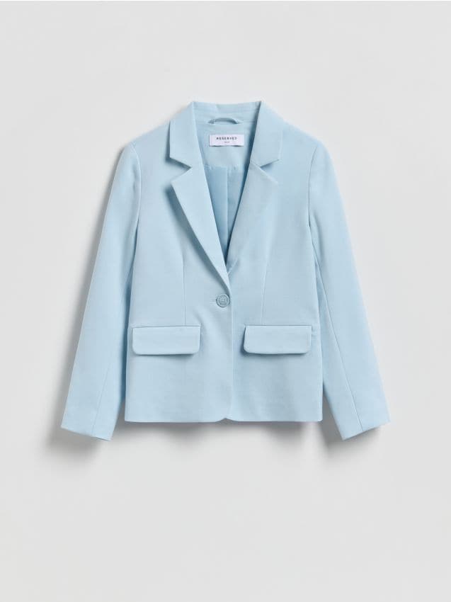 Reserved - Marynarka z wiskozą - jasnoniebieski