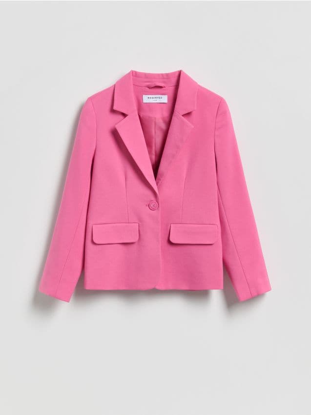 Reserved - Marynarka z wiskozą - fuksja