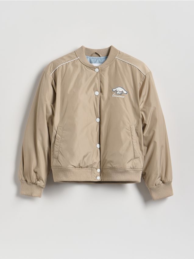 Reserved - Kurtka bomberka Cinnamoroll - beżowy