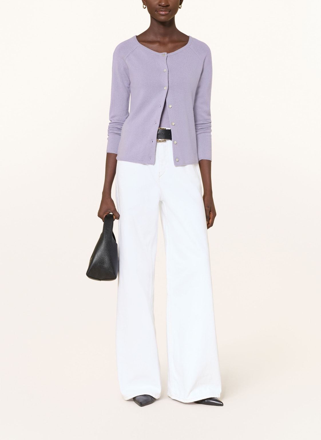 Rosemunde Kardigan Laica Z Dodatkiem Kaszmiru lila