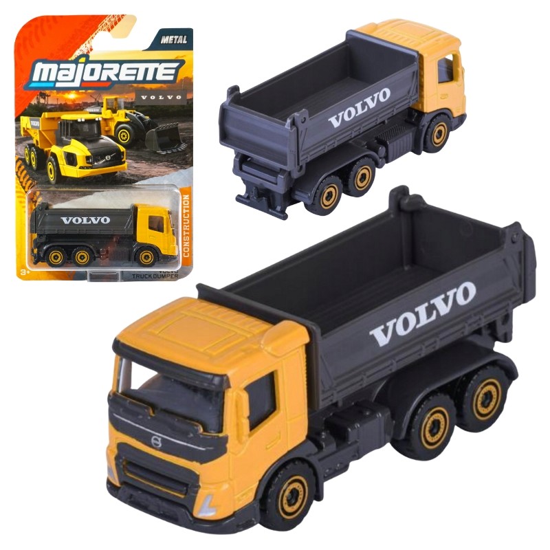 Majorette Volvo Premium Pojazdy Budowlane Pojazd Autko Samochodzik Model Wywrotka Truck Dumper