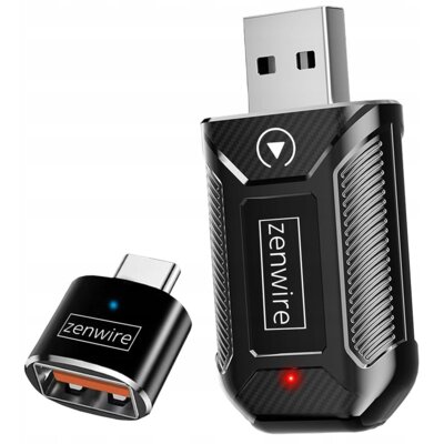 Adapter ZENWIRE M30 Mini Bezprzewodowy CarPlay Android Auto Czarny 9576014