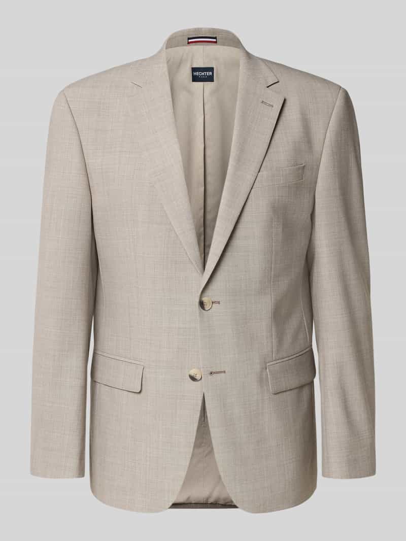 Marynarka na 2 guziki o kroju regular fit z kieszeniami z patką