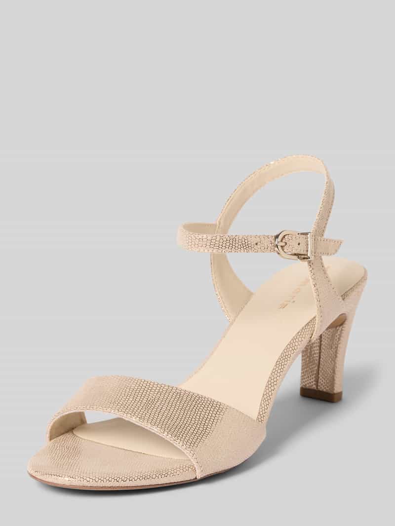 Sandały na obcasie z obcasami szpilki