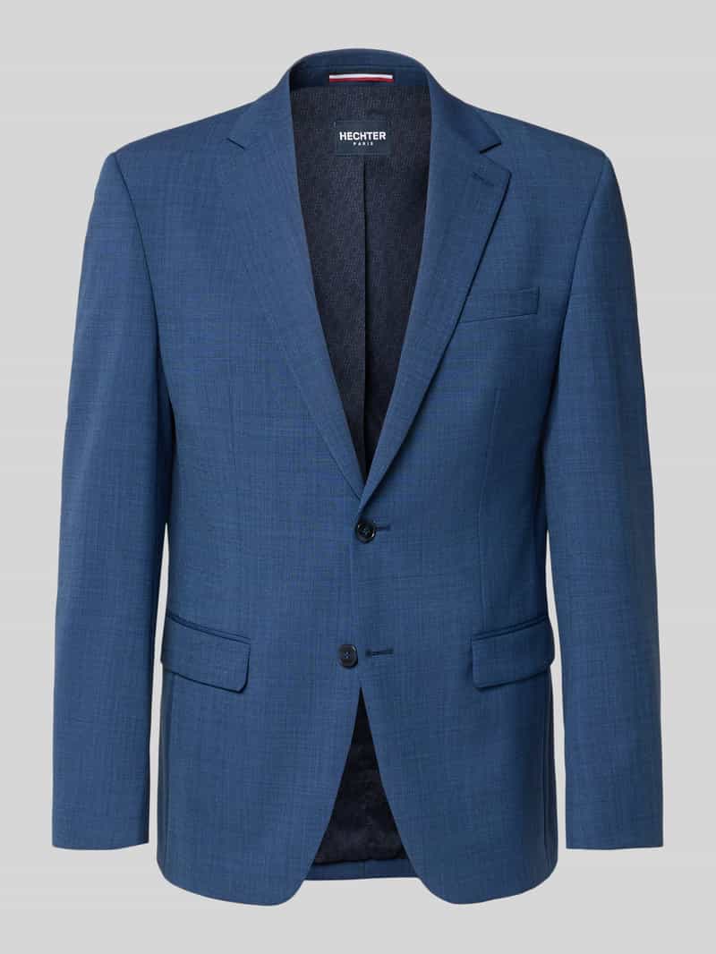 Marynarka na 2 guziki o kroju regular fit z kieszeniami z patką