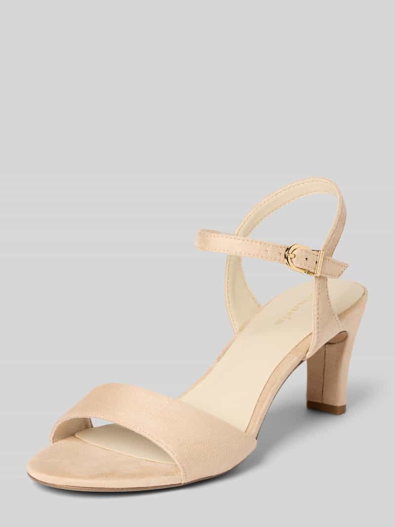 Sandały na obcasie z obcasami szpilki