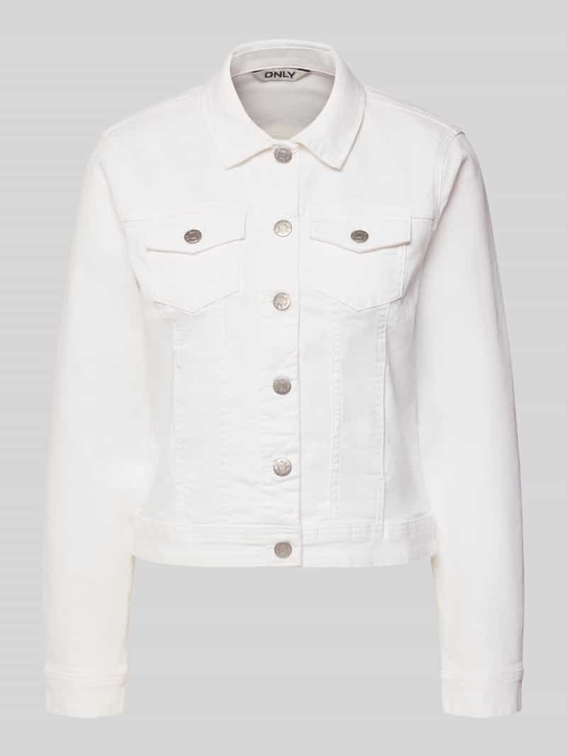 Kurtka dżinsowa o kroju regular fit z mieszanki bawełny model 'WONDER'