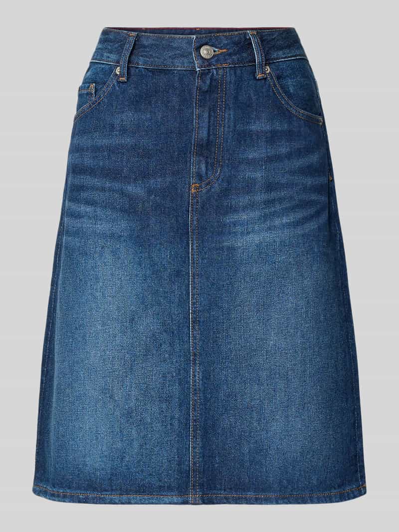 Dopasowany krój spódnica jeansowa z czystej bawełny
