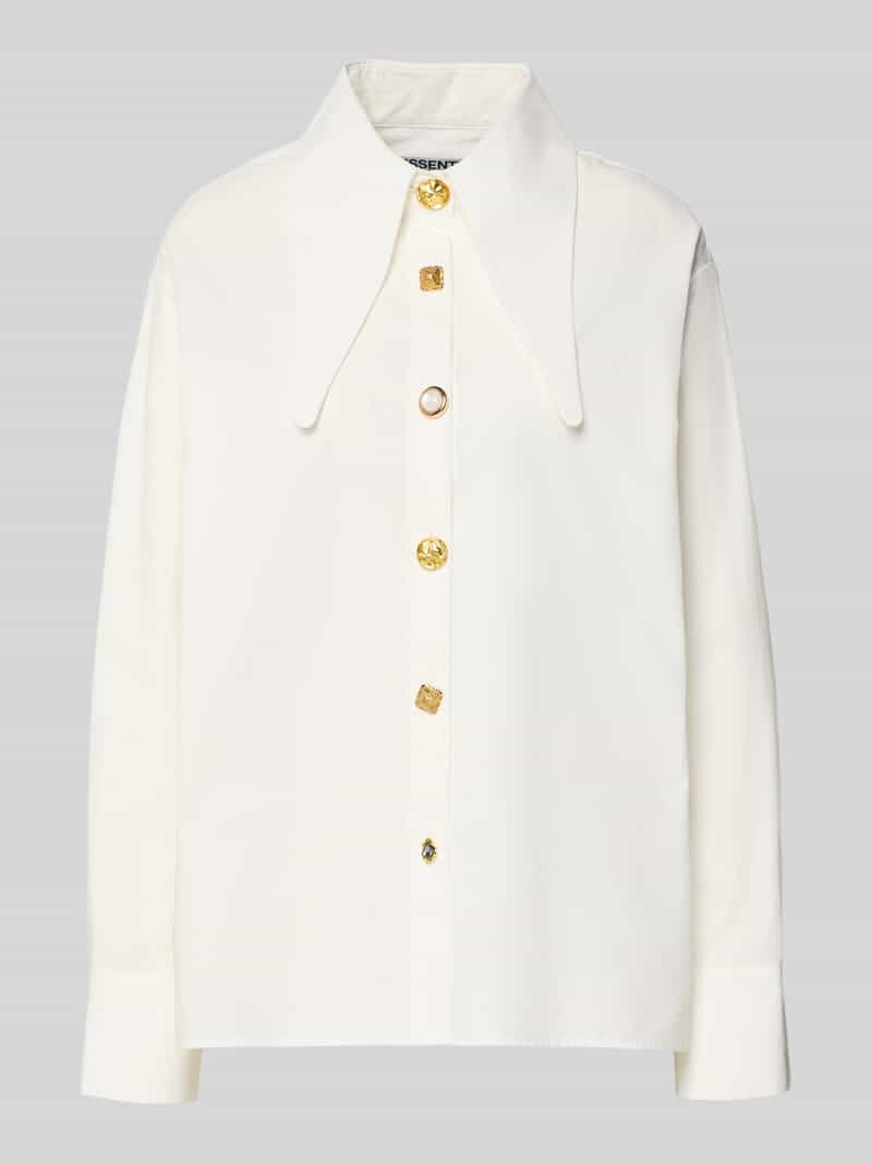 Przeskalowana koszula-bluzka z czystej bawełny model 'JOMATO'