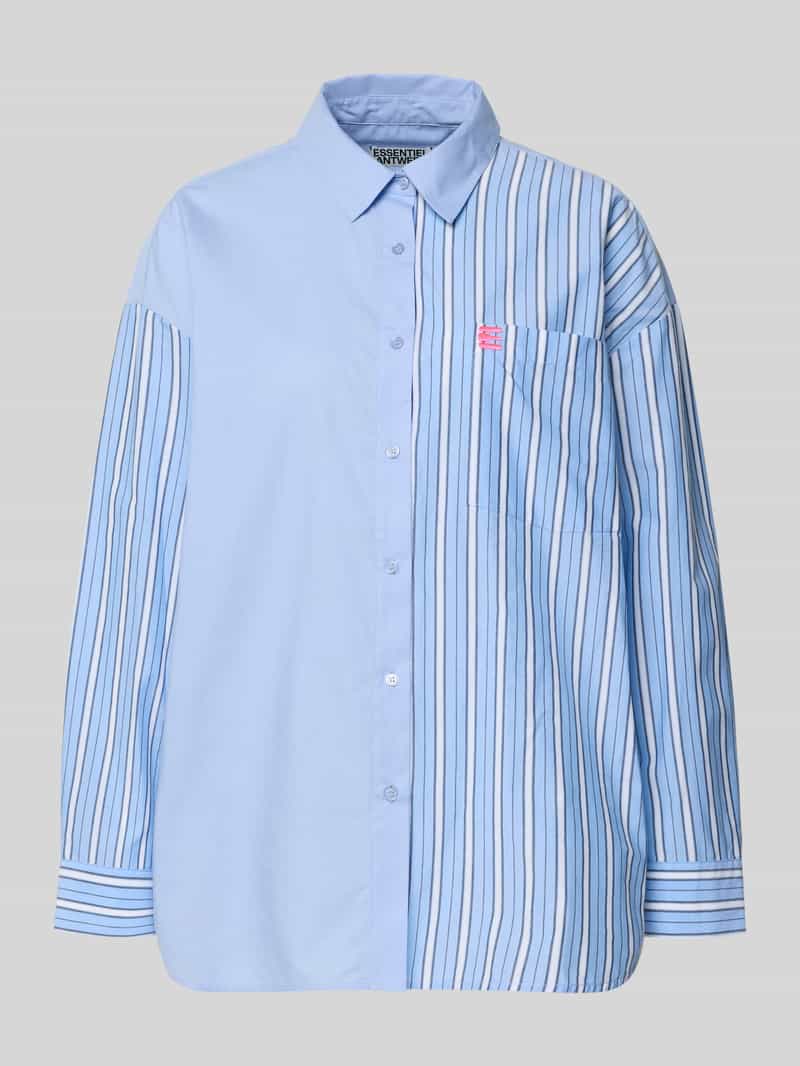 Koszula bluzowa o kroju relaxed fit z czystej bawełny model 'JOLIVIA'