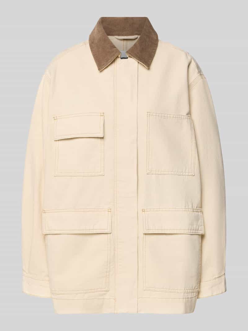 Kurtka jeansowa o krótkim kroju z czystej Bawełna Model 'WORKWEAR CANVAS'