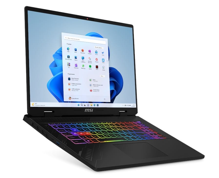 MSI Crosshair 17 HX AI D2XWFKG-008XPL - Ultra 7 255HX 17,3'' 16GB 1TB W11H RTX 5060 D2XWFKG-008XPL_1000SSD_WIN11H