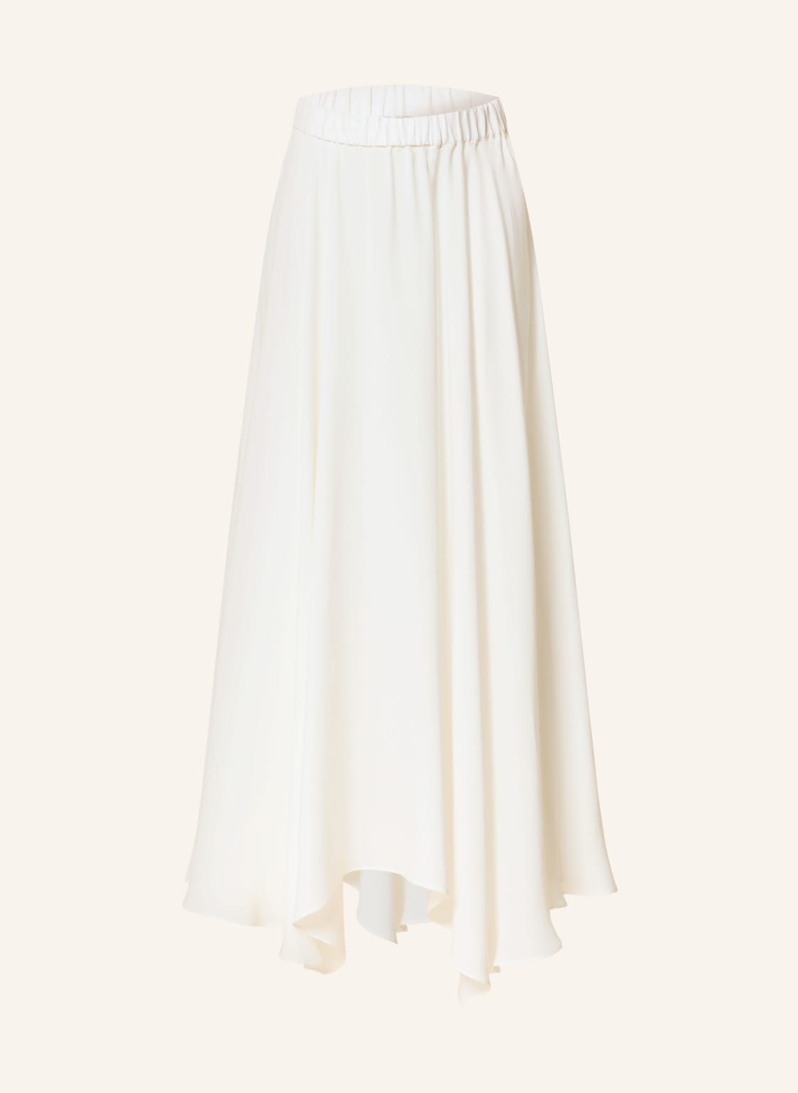 Maryan Mehlhorn Jedwabna Spódnica weiss