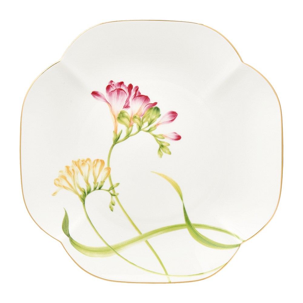 Talerz do ciasta porcelanowy 25 x 25 cm AROMA di FRESIA