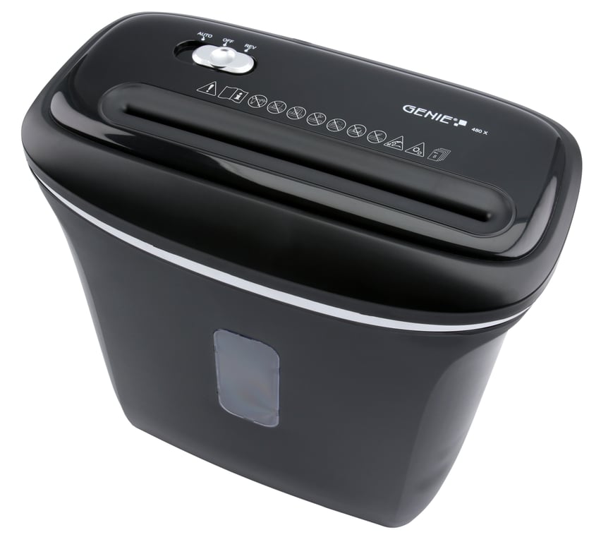 Genie 480 X niszczarka Rozdrabnianie krzyżowe 72 dB Czarny