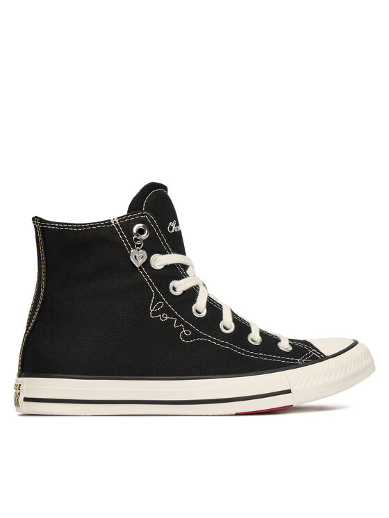 Converse Trampki Chuck Taylor All Star Hearts A19056C Czarny