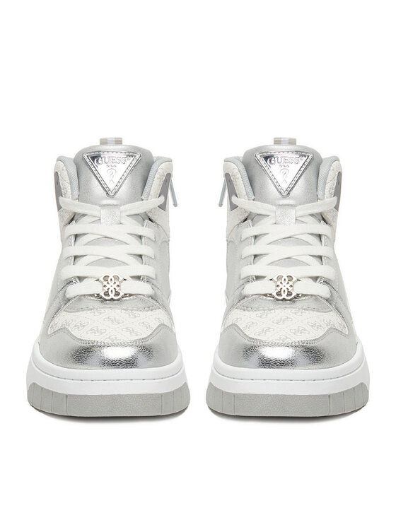 Guess Sneakersy CEO-BIC29272JJKF3GG01 Srebrny