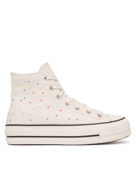 Converse Trampki Chuck Taylor All Star Lift Platform Mini Studs A19140C Écru