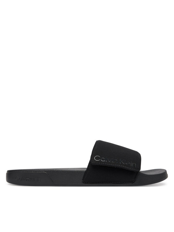 Calvin Klein Klapki Ess Slide Adj Monobrand Cv HM0HM02115 Zielony