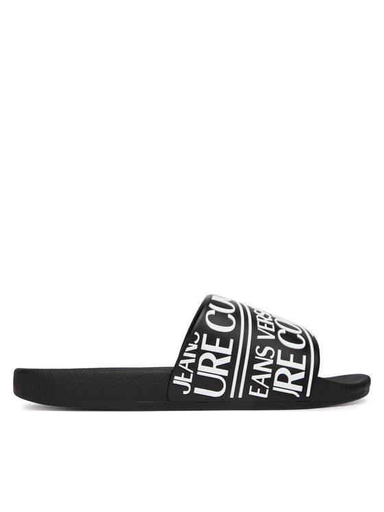 Versace Jeans Couture Klapki 80YA3SQ1 Czarny