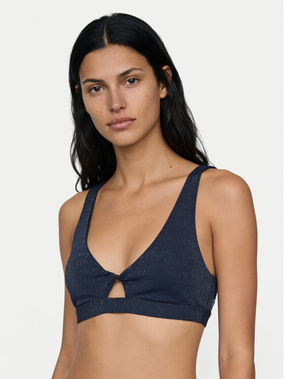 Roxy Góra od bikini Roxy Shine ERJX305683 Granatowy